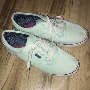 Mint blue vans in good condition!